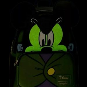Loungefly Disney Mickey Mouse Backpack Disneyana GLOW Cosplay Frankenstein NEW